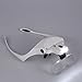 gerleek Headband Magnifier Head-Mounted with 2 LED Light- Hands Free Headband Magnifying Glasses Loupe Visor for Electronics, Crafts, Watch Repair, Jewelry, Hobby: 1.0X, 1.5X, 2.0X, 2.5X, 3.5X