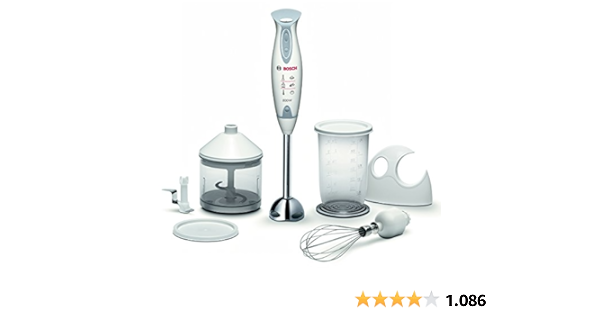 Bosch MSM6700 Batidora de mano, 600 W, 500 W, Plástico, 12 ...