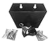 Wall Mounted Bottle Opener Black Nickle Plated and Black Painted Stainless Steel Wall Mount Bottle Cap Catcher with Screws for Opener Both Beer and Soda Set