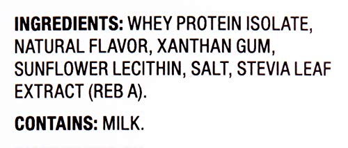 Amazon Brand - Revly 100% Whey Protein Isolate Powder, Vanilla, Grass-Fed, 2.05 lbs, 30 Servings