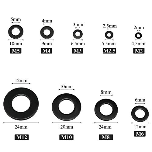 2 Sutemribor+Black+Plated+Alloy+Washers