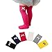 Udobuy 6 Pairs Bows Newborn Toddler Knee High Socks Baby Girls Bow Sock