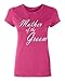P&B Mother of the Groom Women's T-shirt, M, Cyber Pink