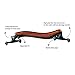 Violin Shoulder Rest By BENTROP | Portable & Durable Full Size Violin Chin Pad | Made With ABS Plastic & EVA Foam | For 4/4 & 3/4 Violins With Adjustable Width & Height | Better Posture & Performance
