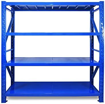 Renjun ヘビーデューティー収納棚ユニット凹型リブデザイン 棚板は上下に動くこと