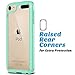 ULAK iPod Touch Case 7th Generation, itouch 6 Case, Slim Hybrid Hard PC Back Cover with Shock Absorption Bumper Conner, Premium Protective Cases for iPod Touch 7th/6th/5th Generation, Green