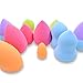 CAETLE®1 Pcs Orange Supper Micro Mini Size Water drop Beauty Flawless Makeup Blender Comestic Sponge Puff for Professional Detail Special Part Eyebrow Make Up