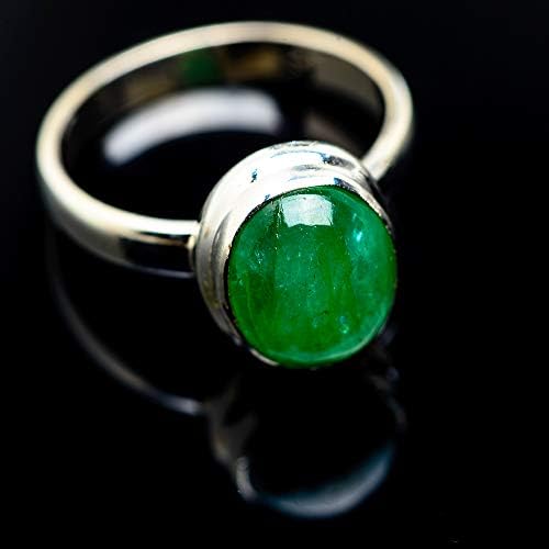Ana Silver Co Emerald 925 Sterling Silver Ring Size 7 - Handmade Jewelry, Bohemian, Vintage RING974403