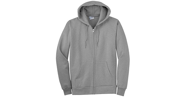 grey hoodie zip up