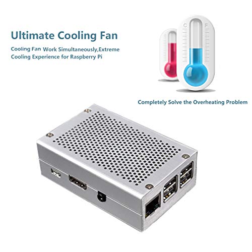 1 iUniker+Raspberry+Aluminum+Silver+Heatsink