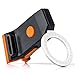 ESMK Ultra Bright LED Bike Tail Light USB Rechargeable Bike Light LED Bicycle Rear Light Fits On Any Road Bikes, Helmets. Easy To Install for Cycling Safety Flashlight - Round shape