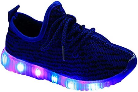 Optimal Kids Boys Girls LED Light up Shoes Fashion Sports Sneakers