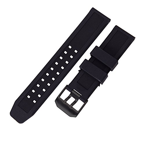 23mm Rubber Watch Band Strap Fits Casio Replacement Luminox 3050 8800
