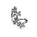 CHOP MALL® Fashion Retro Four Small Plum Cute Flower Ring +yellow rubber band