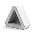 Jeteven Flower Pot Silicone Rubber Molds Candle Soap Bottle Mold Handmade Craft Mold DIY Garden Planter Vase Ashtray Mould Tool 8.7 x 9.7 x 4.1cm Triangle