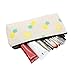 Lovely Fruit Canvas Pencil Bag Holder Pen Case Stationery Makeup Cosmetic Pouch Bag with Zipper (Set of 2, Pineapple & Watermelon)