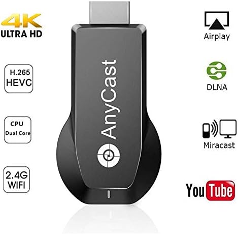Wireless HD TV Display Dongle Adapter,4K&1080P Wireless Streaming TV Stick for iOS/Android/Projector/TV/MAC OSX Devices to HDTV