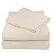100% Organic Cotton Sheets Twin Size - GOTS Certified Organic Bed Sheets with Deep Pocket Breathable and Cozy Sateen Weave Gets Softer with Each Wash - Luxury 3 Piece Set (Natural, Twin)