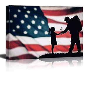 Memorial Day Home Artwork for Living Room Bedroom
