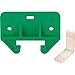 Prime-Line R 7085 Drawer Track Guide Kit, 1-1/8 In., Plastic, Green (2 Pack)