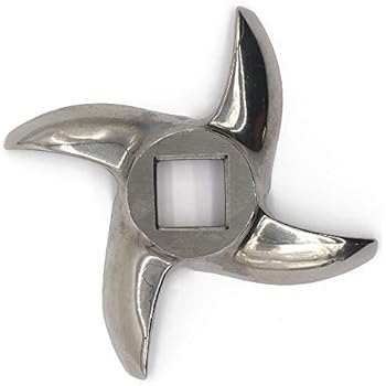 #12 Meat Grinder Blade Stainless Steel Knife Cutter Replacement for Grinders, Please check the size