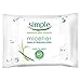 Simple Micellar Makeup Remover Wipes 25 ct TRG