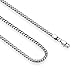 Reve Jewelry 3mm Stainless Steel Franco Chain Necklace for Men and Women, 20-30 inches (30)