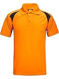 Zity Men's Polo Shirt Cool Quick-Dry Sweat-Wicking Color Block Short Sleeve Sports Golf Tennis T-Shirt