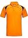 Zity Men's Polo Shirt Cool Quick-Dry Sweat-Wicking Color Block Short Sleeve Sports Golf Tennis T-Shirt