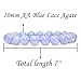 Natural AA Grade Blue Lace Agate Gemstones Healing Power Crystal Elastic Stretch Beaded Bracelet 7