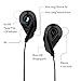 Bluetooth Earbuds V4.1 Wireless Bluetooth headset In-ear Noise Cancelling Headphones with Microphone & Stereo (Black)