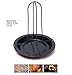 EVINIS Steel Upright Chicken Roaster Rack With Bowl Tin Non-stick Cooking Tools Baking Pan Barbecue Grilling BBQ Accessories