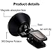 MUniqe Universal Magnetic Mini Air Vent Car Mount Holder Cradle,Suitable for iPhone X 8/7/7Plus/6s/6Plus/5S, Galaxy S5/S6/S7/S8, Google Nexus, LG, Huawei and More Smartphone (Black)