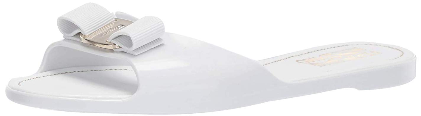 salvatore ferragamo cirella jelly slides