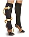 Graduated 15-20mmHG Knee High Copper Compression Socks, 6-Pairs