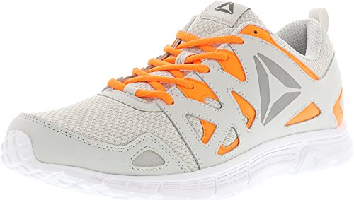 Reebok Men's Supreme 3.0 MT Running Shoe, Skull Grey/Wild Orange/Pewter/White, 12 M US