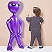 Gejoy 3 Pieces 36 Inches Inflatable Alien Assorted Color Inflate Alien Toy for Party Decoration Favors Halloween Cosplay