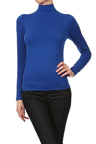 WHITE APPAREL Women's Long Sleeve Mock 
