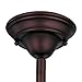 Design Classics Lighting 14 Inch Retro Farm Style Bronze Schoolhouse Pendant Light with Milk Frosted Glass