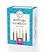 The Dreidel Company Menorah Candles Chanukah Candles 44 Colorful Hanukkah Candles for All 8 Nights of Chanukah (2-Pack)