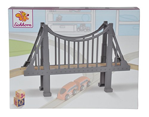 Eichhorn 195023 100001510 - Bahn, Hängebrücke, 3-tlg., enthält: Brücke, 2x Schiene, Streckenläge: 70cm, FSC 1… – Bild 4