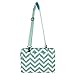 Mosiso Chevron Style Fabric Laptop Sleeve Case Cover Bag with Shoulder Strap for 11-11.6 Inch MacBook Air, Ultrabook Netbook Tablet, Hot Blue