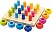 HABA Palette of Pegs - 32 Piece Wooden Pegging & Arranging Game for Ages 2 and Up