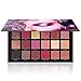 UCANBE Professional 18 Pigmented Eyeshadow Palette, 10 Matte + 7 Shimmer + 1 Metallic Glitter, Velvet Texture Blendable Long Lasting Eye Shadow Pallets primary
