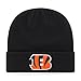 OTS NFL Cincinnati Bengals Men's Raised Cuff Knit Cap, Team Color, One Size