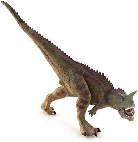Toponechoice Dinosaur Carnotaurus Model Toys Action Figure Solid plastic Classic Toys Children Animals Models Jurassic Zoo collect