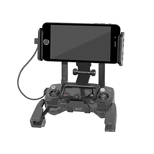 Rantow Mavic 2 Phone/Tablet Bracket Lanyard Mount for DJI Mavic 2 Pro/Mavic 2 Zoom Drone Remote Controller, Extended Front Holder for 4.3 to 11 Inch Smartphone Tablet - Thumbnail 3