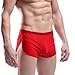 Tonsee Men Sexy Comfy Shorts Boxer Briefs (XL, Red)