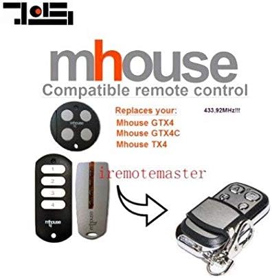 3pcs MHouse GTX4, GTX4C,TX4 Gate Door Opener Replacement Remote Controller