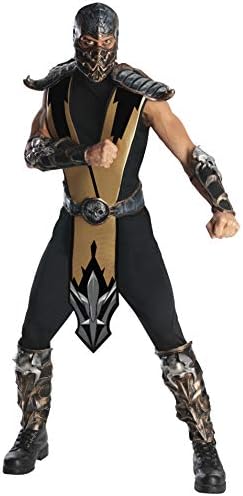 mens Mortal Kombat Deluxe Scorpion Adult Sized Costumes